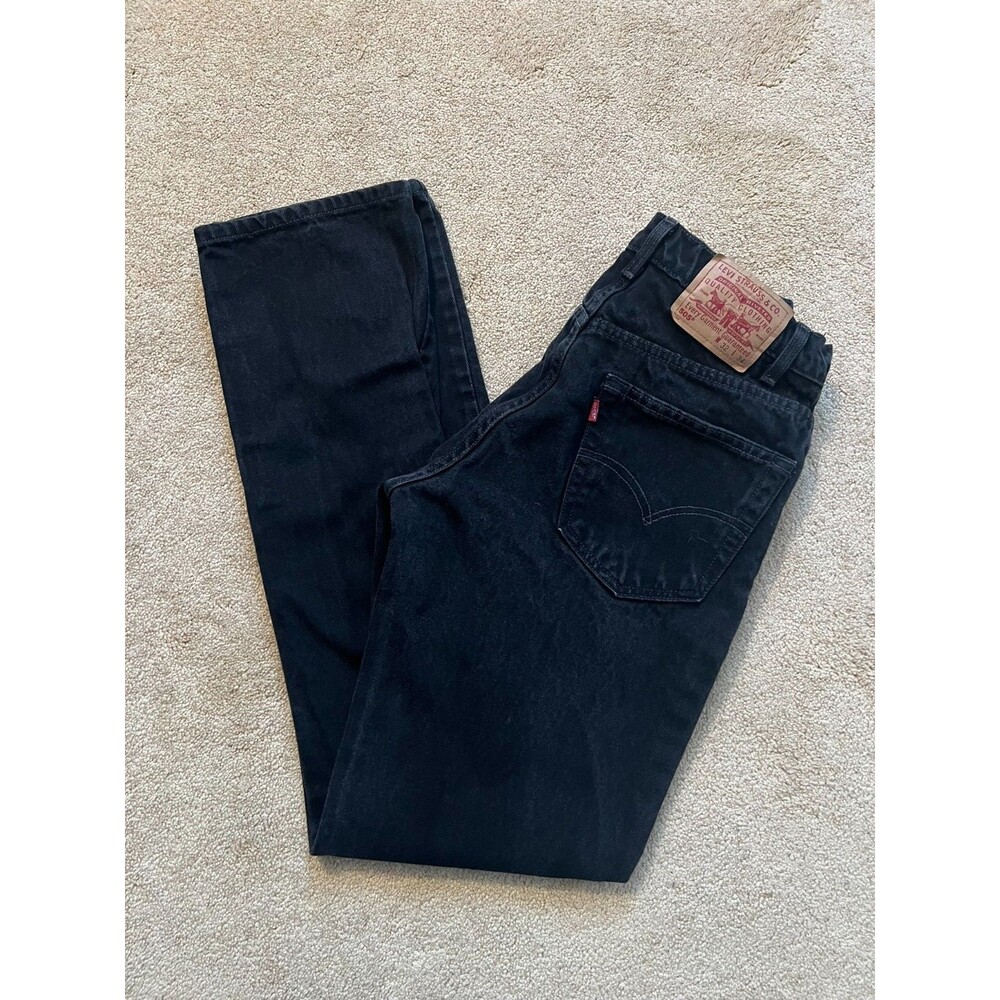 Levi's 505 Regular Fit Straight Leg Jeans - Men’s 32 x 34 Black